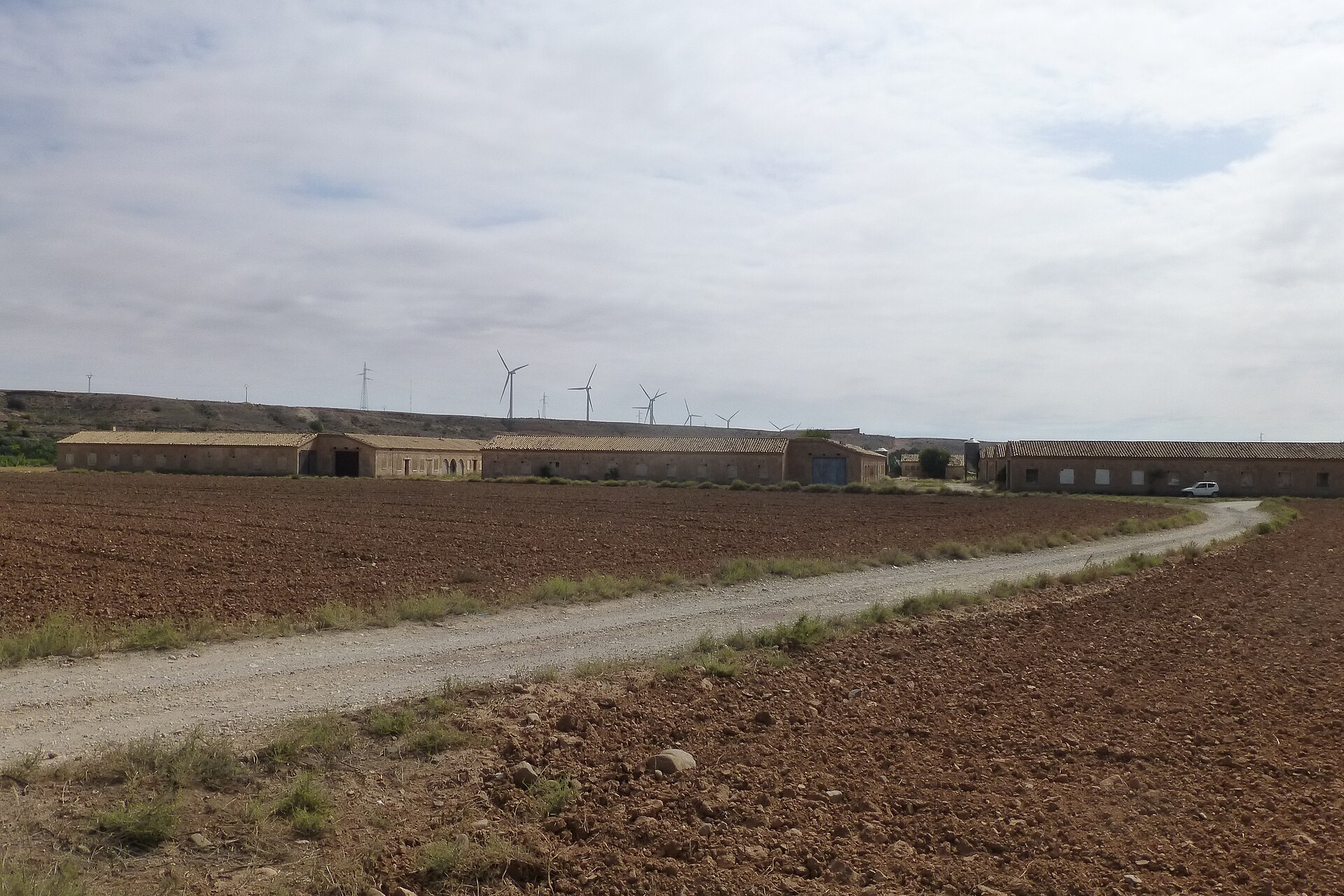 Vista de Campo de desplazados “Rusia”